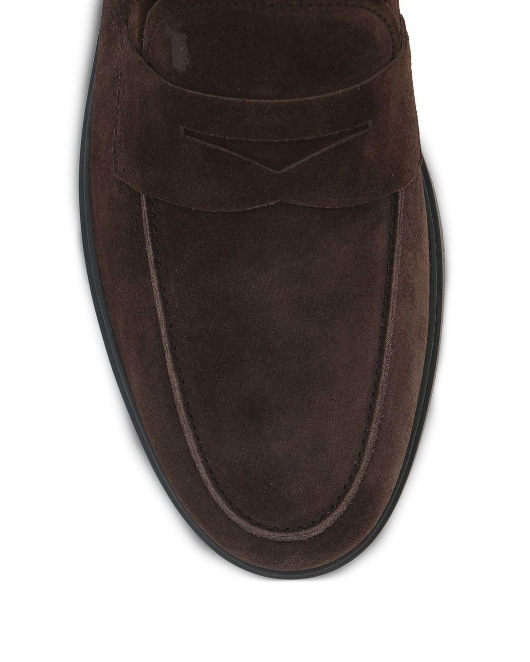 Tod's Brown Suede Leather Loafers