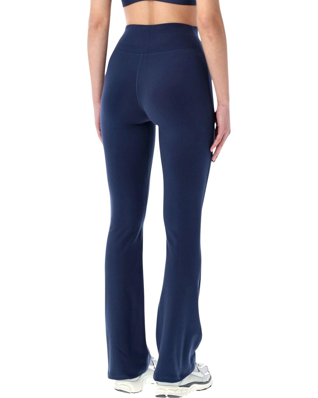 Nike Blue High-Waisted Flared Leggings