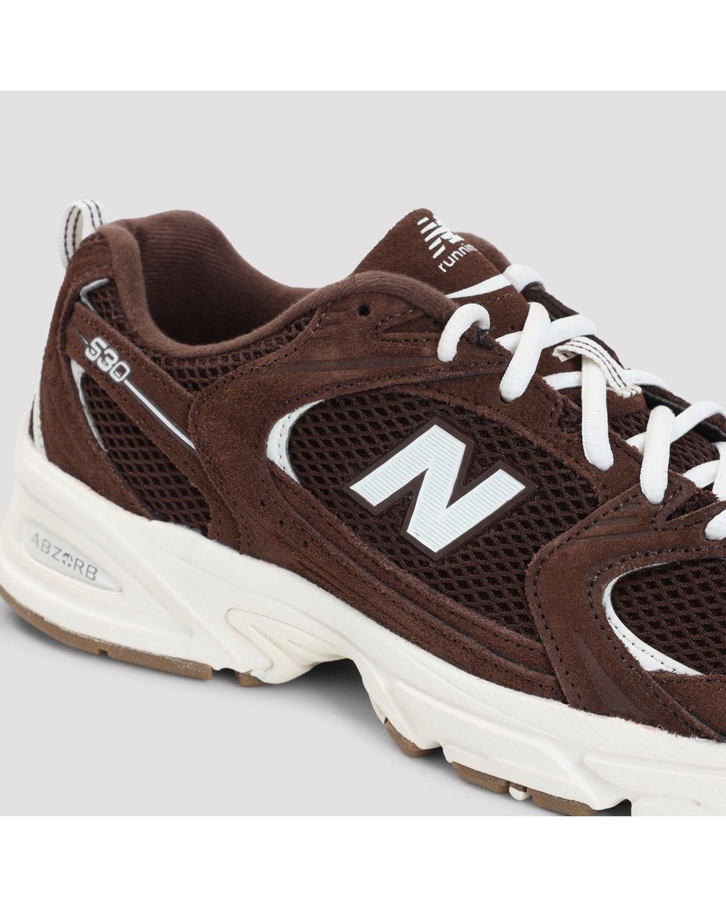 New Balance Brown 530 Suede Sneakers