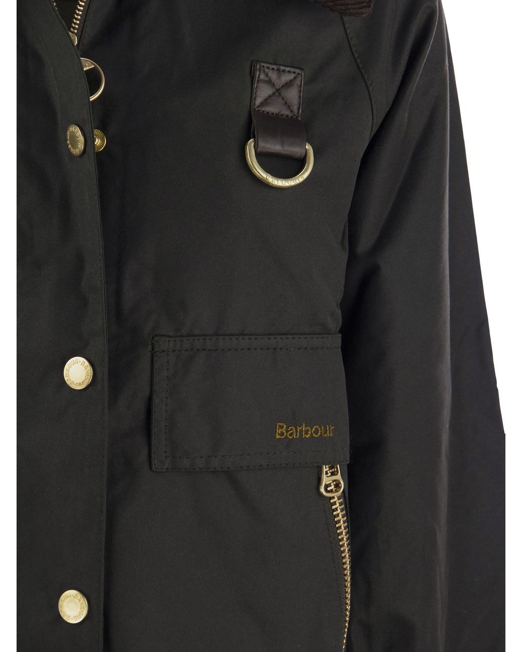 Barbour Catton - Waxed Jacket in Black | Lyst