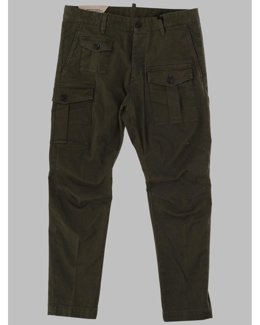 DSquared² Gray Cargo Trousers for men