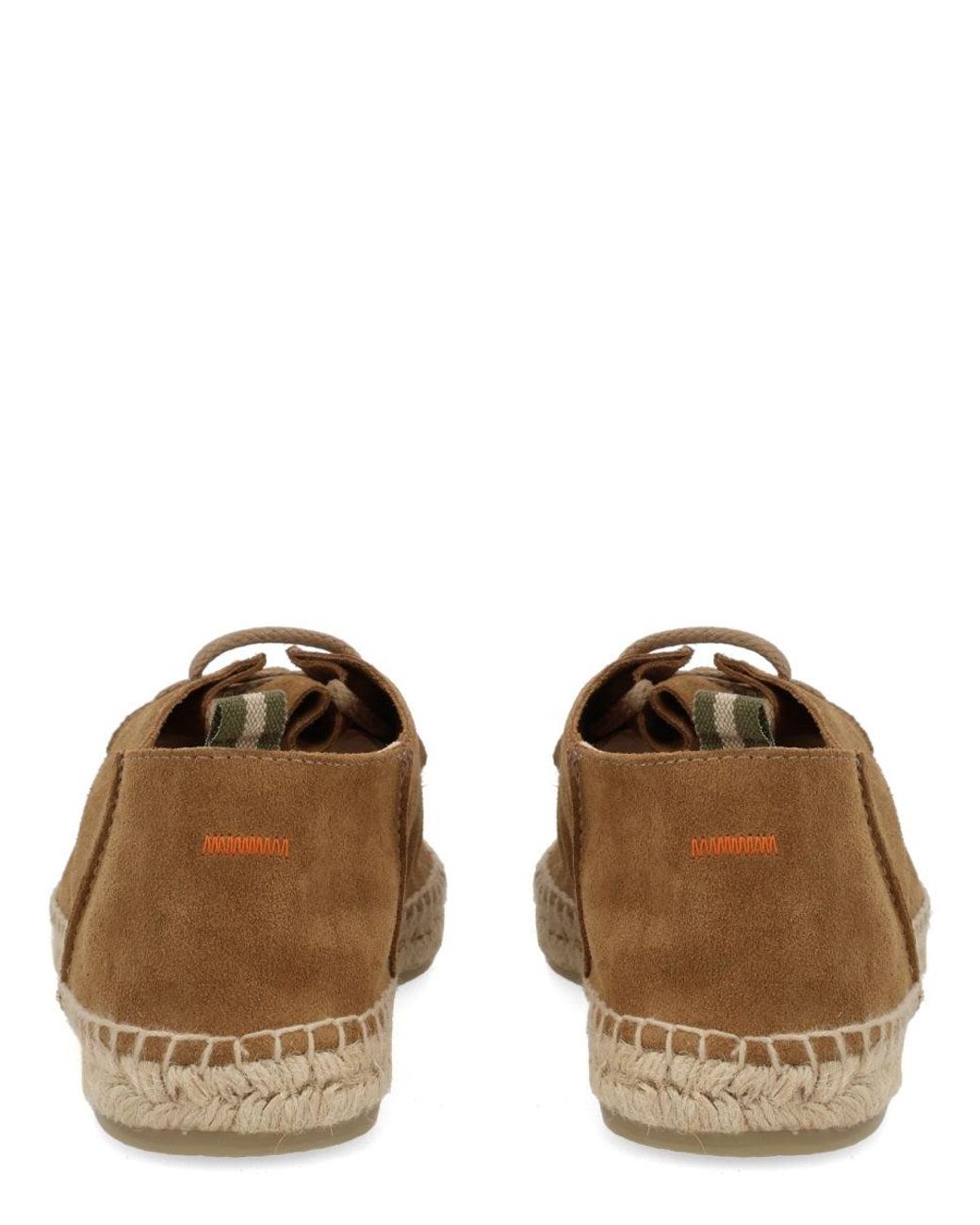 Castaner Brown Bovine Leather Flat