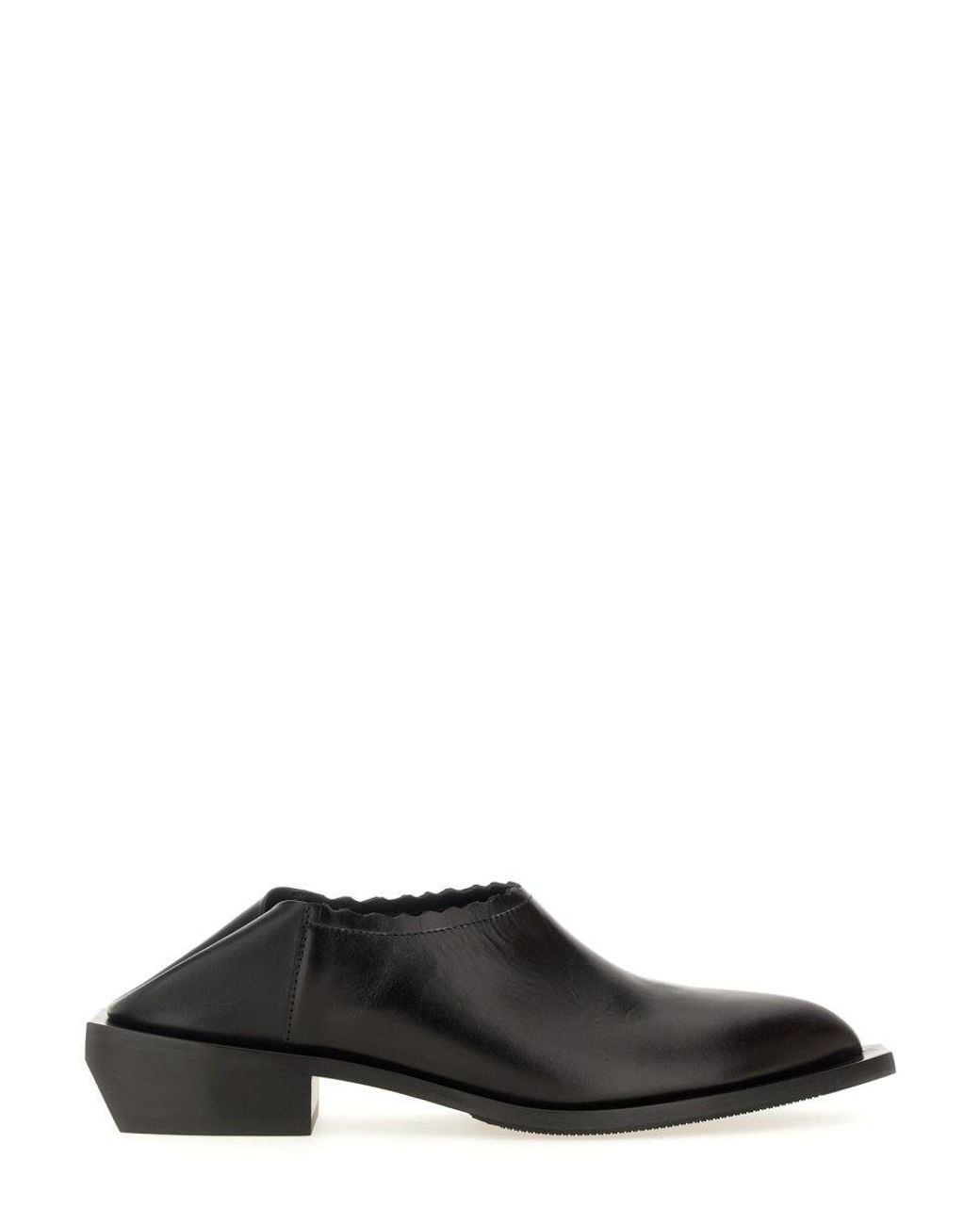 Moschino Black Cuban Heel Shootie For