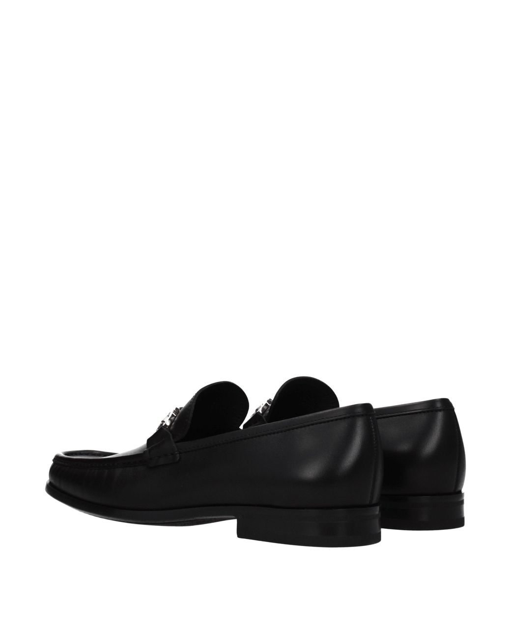 Ferragamo Black Chris Moccasins Leather