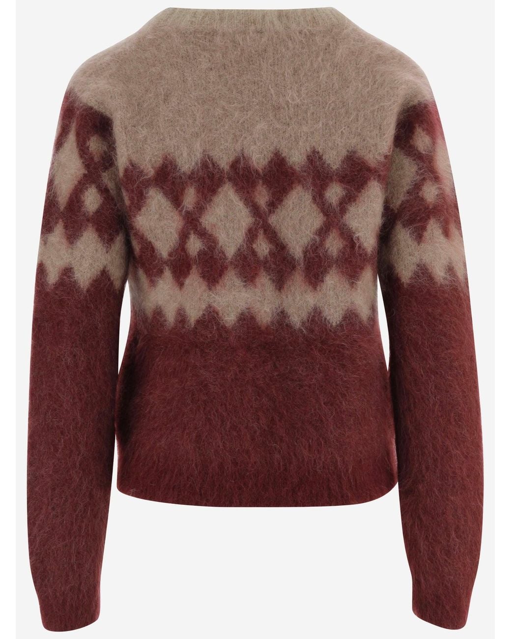 THE GARMENT Red Stretch Mohair Sweater