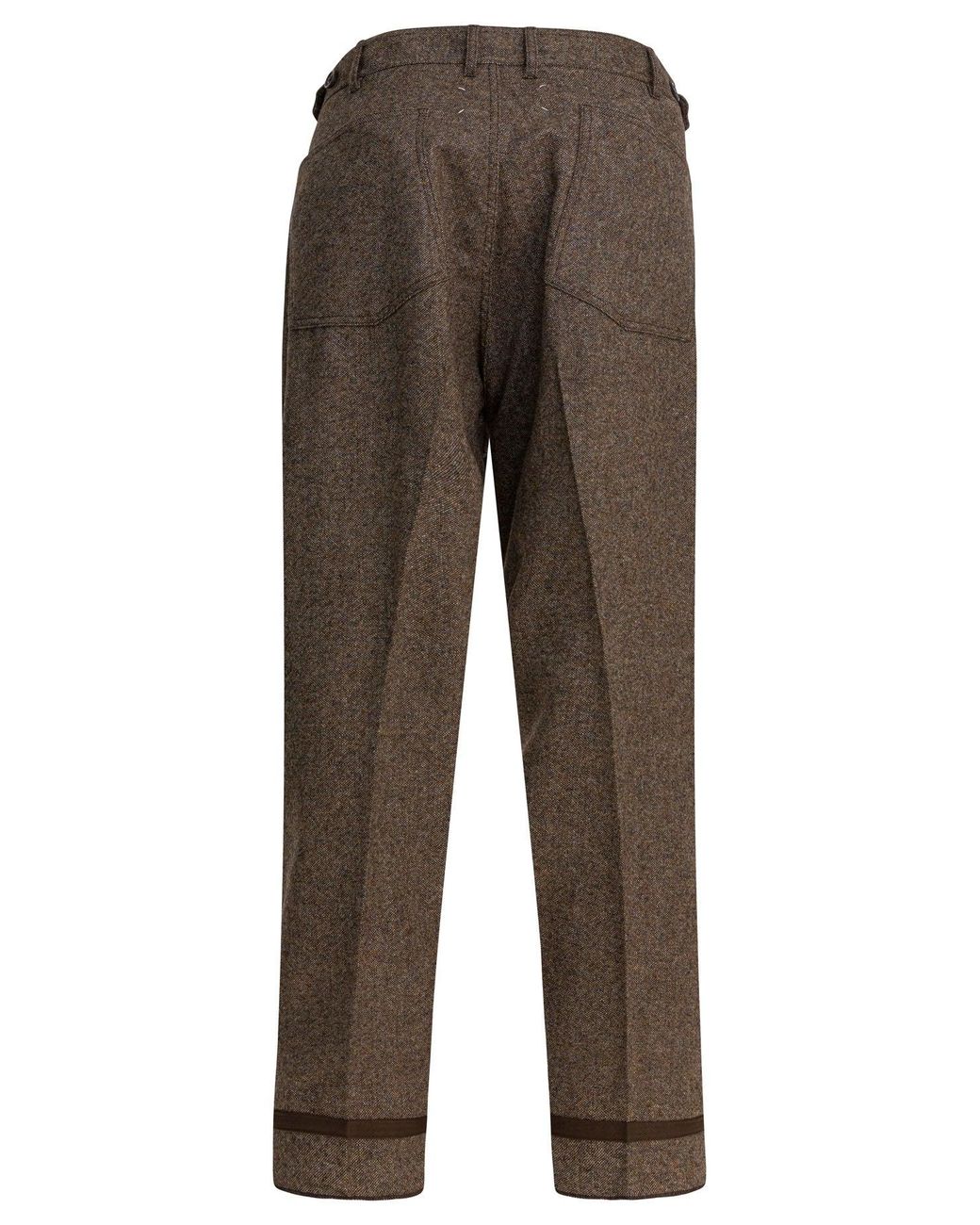 Maison Margiela Gray Wool Pants for men
