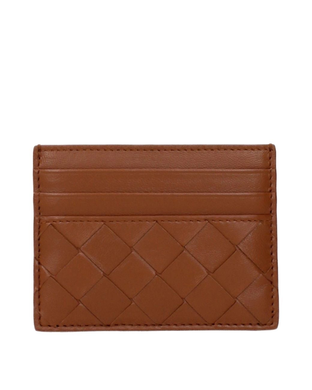 Bottega Veneta Brown Document Holder/Wood Leather