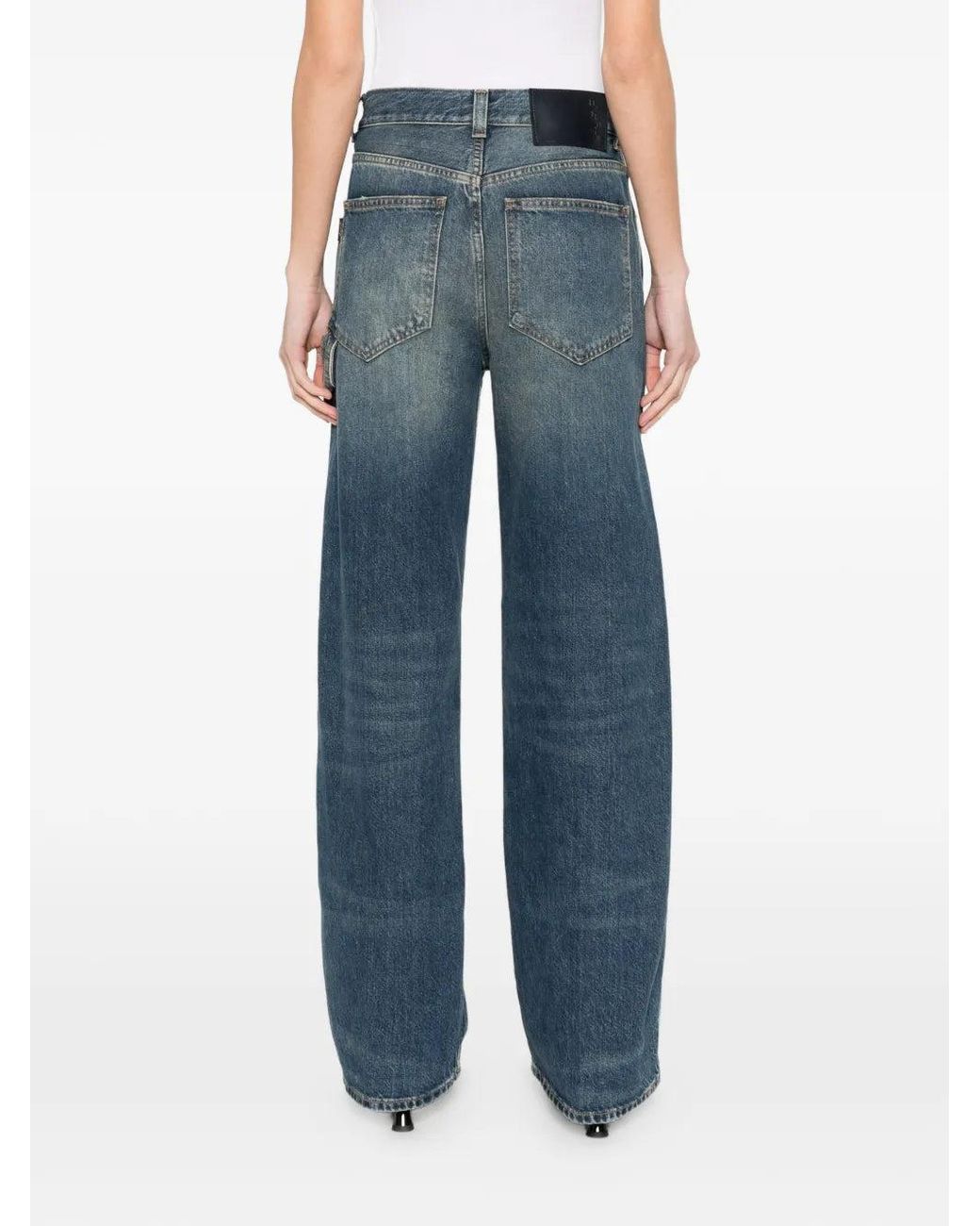 Haikure Blue Cotton Jeans