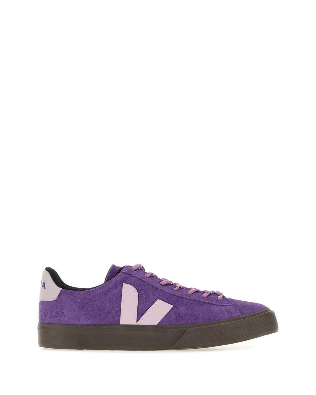 Veja Purple Suede Campo Sneaker
