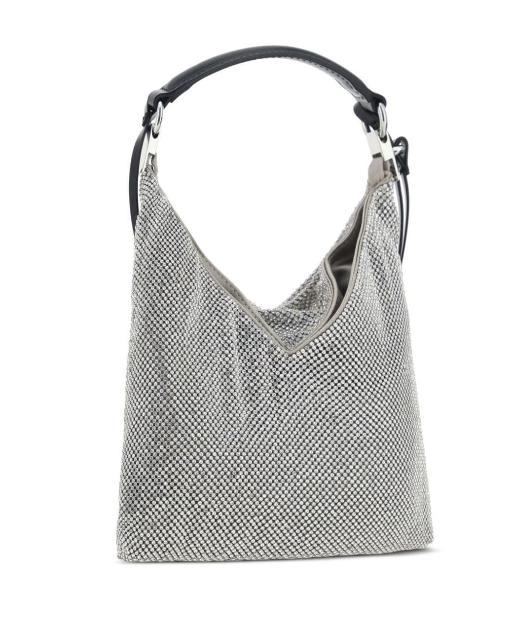 Benedetta Bruzziches Gray Bella Ciao Shoulder Bag