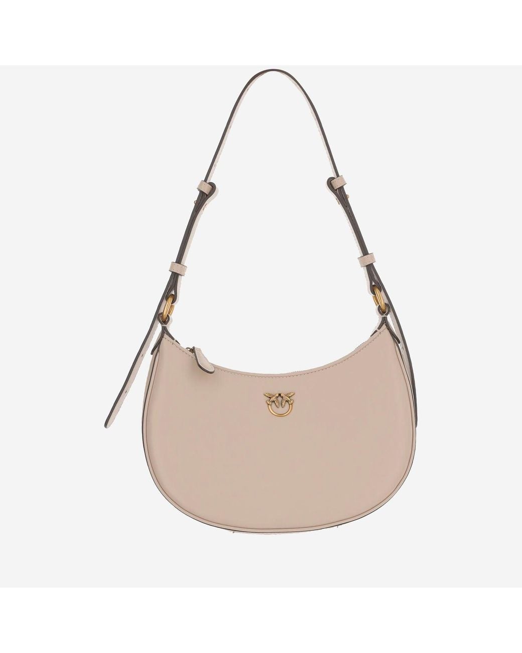 Pinko Natural Simply Mini Love Half Moon Bag