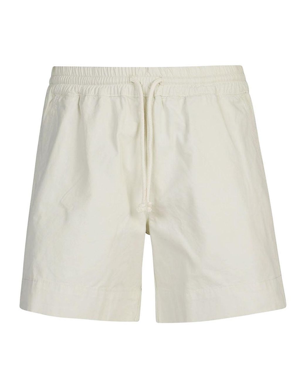 La Paz White Cotton Shorts
