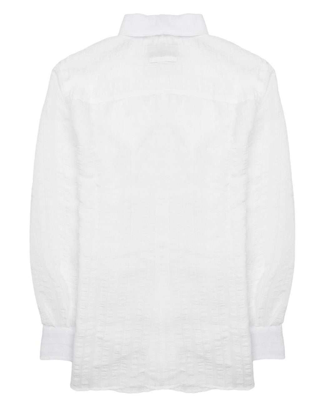 Department 5 White Relaxed Fit Button-Up Shirt for men