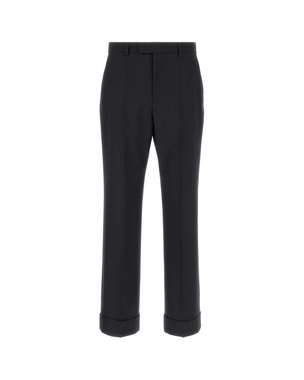 Valentino Garavani Black Wool Pant for men
