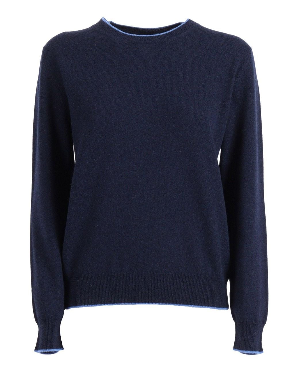 Kangra Cashmere Blue Round With Contrasted Borders