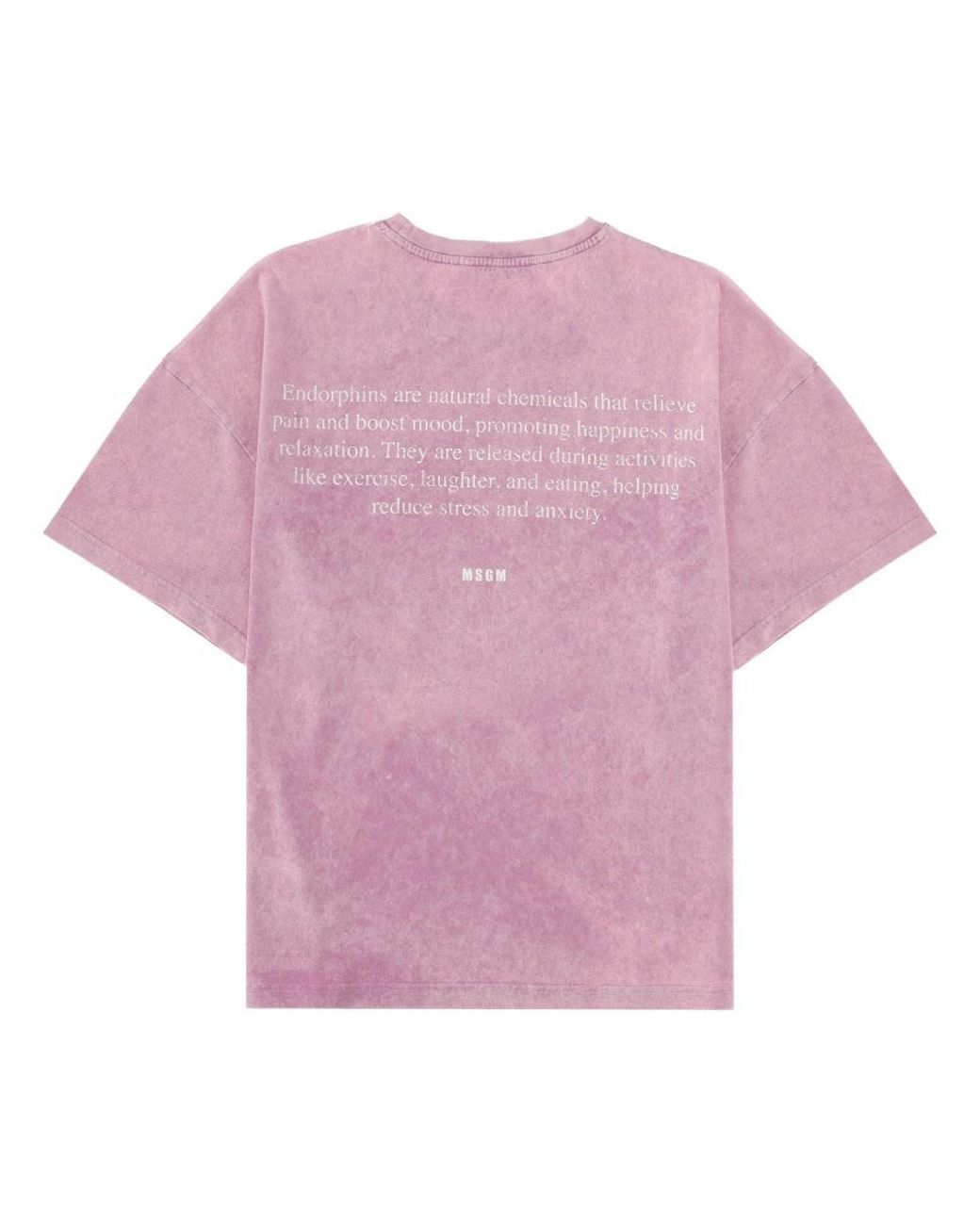 MSGM Pink T-Shirt Endorphin