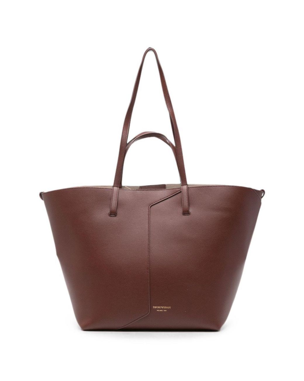 Emporio Armani Brown Shopping Bag