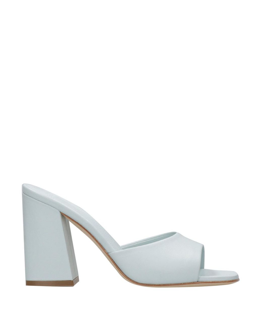3Juin White Sandalen hellblau