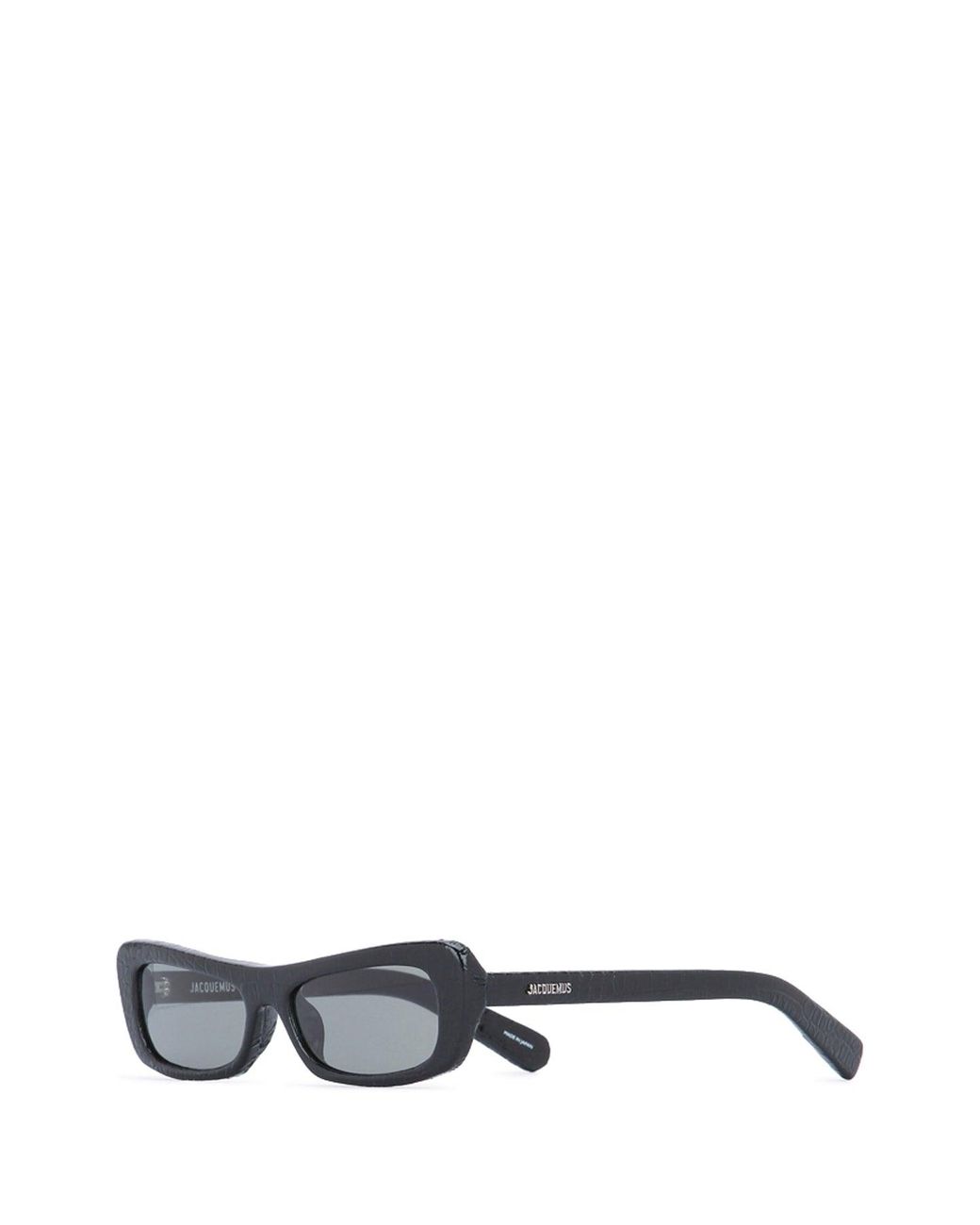 Jacquemus Black Rectangle Sunglasses for men