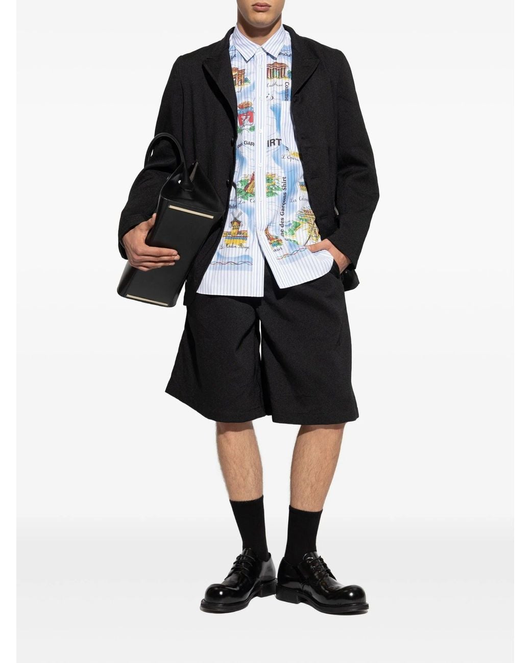 Comme des Garçons Blue Shirt Woven