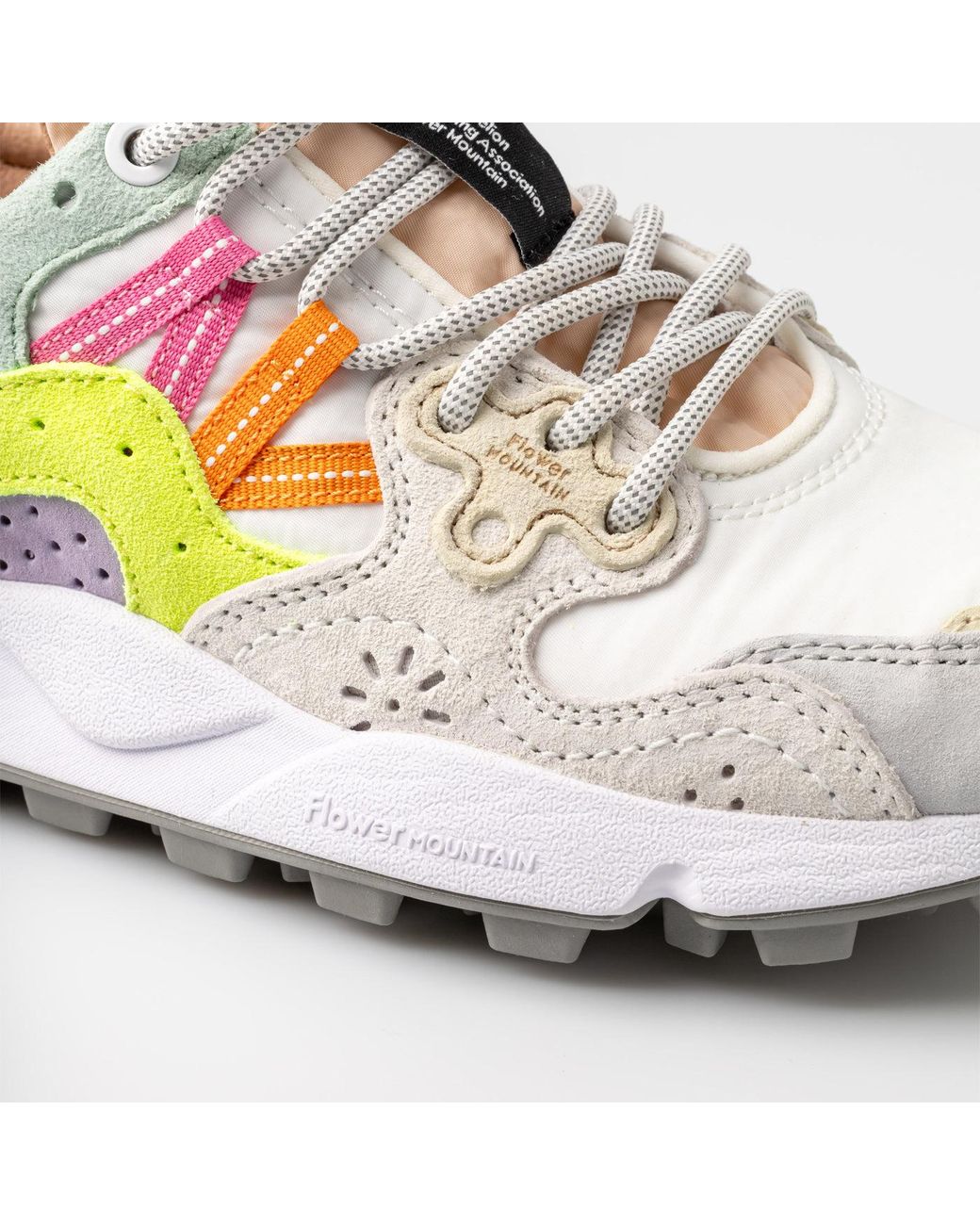 Flower Mountain White Sneakers Mehrfarbig