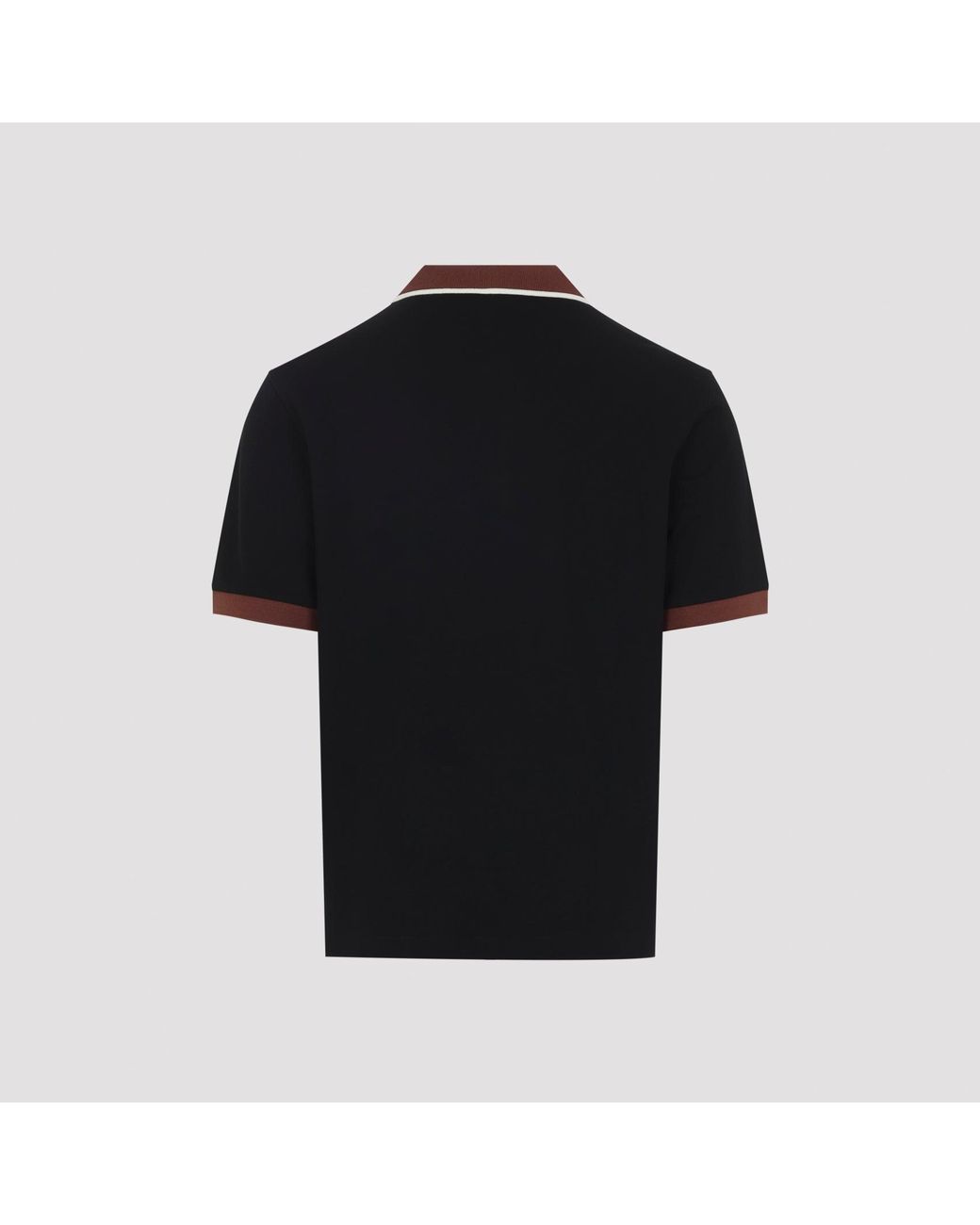 Marni Cotton Polo in het Black