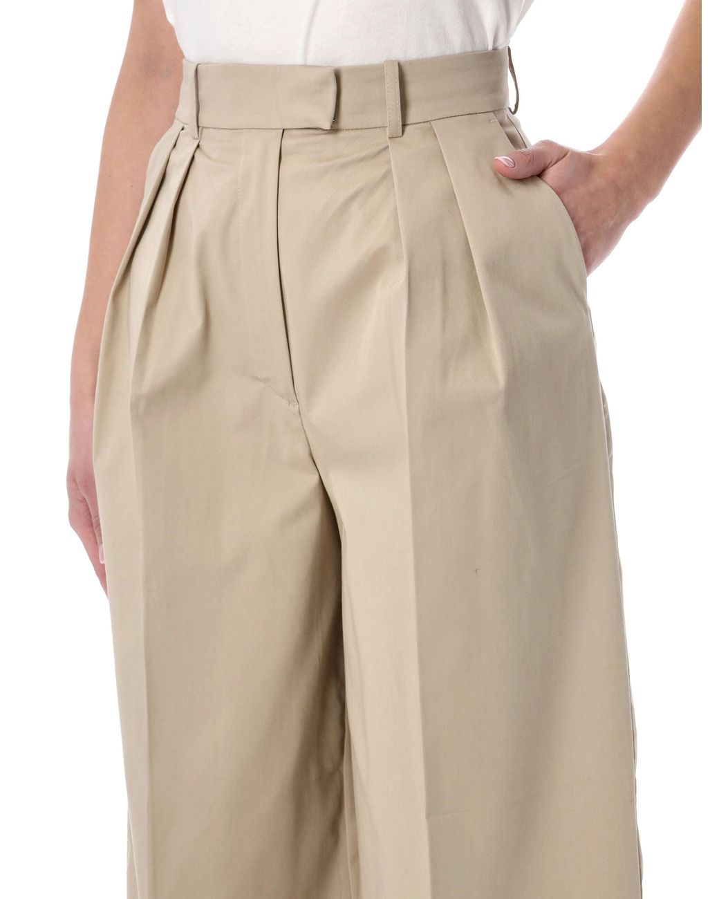 Anine Bing Broek Beige in het Natural