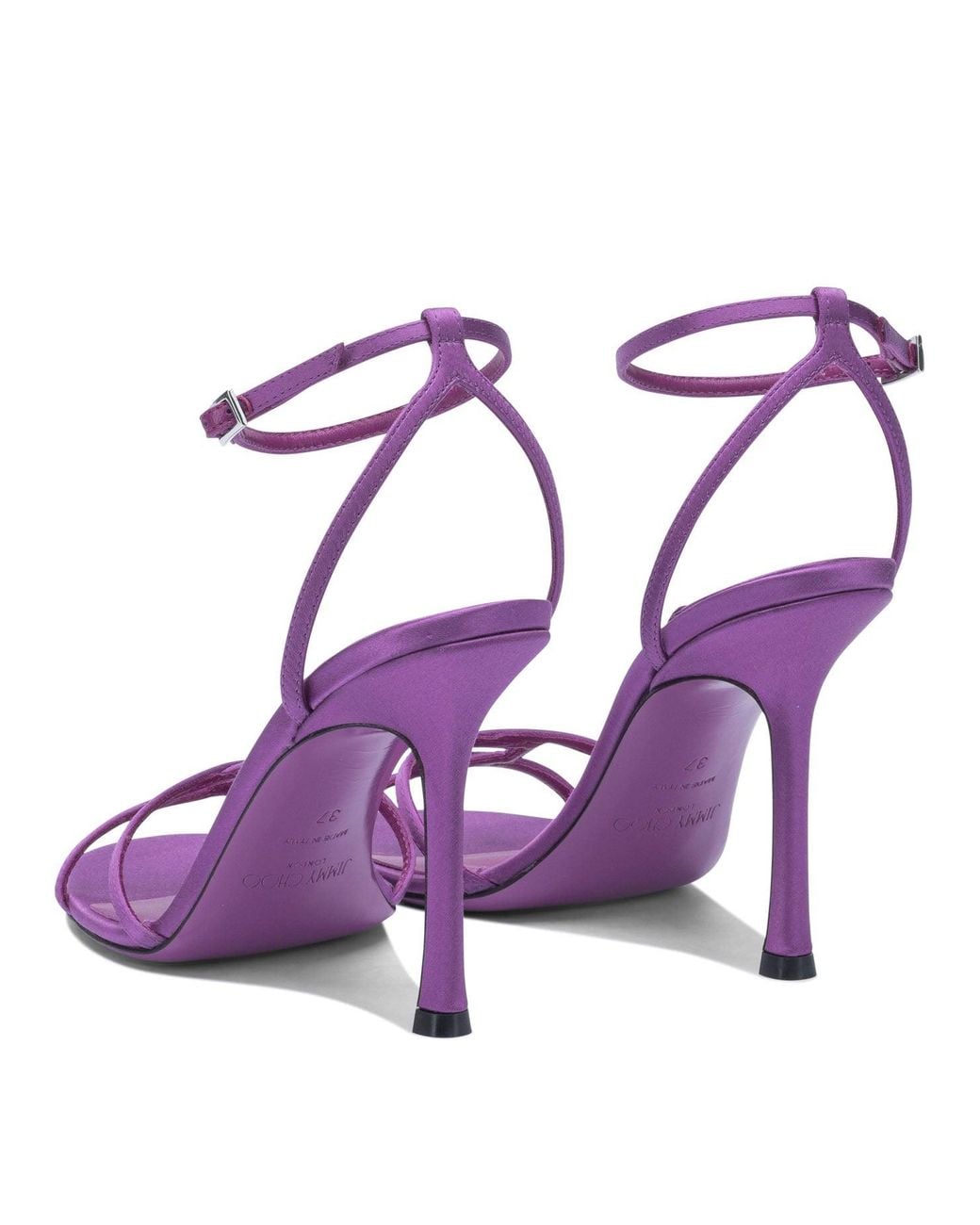 Jimmy Choo Purple "1998 Leo 100 Mm" Heeled Sandals
