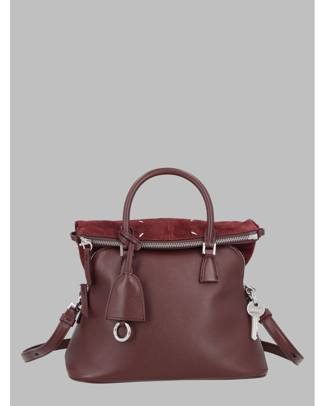 Maison Margiela Brown Shoulder Bag 5Ac Soft Mini Leather