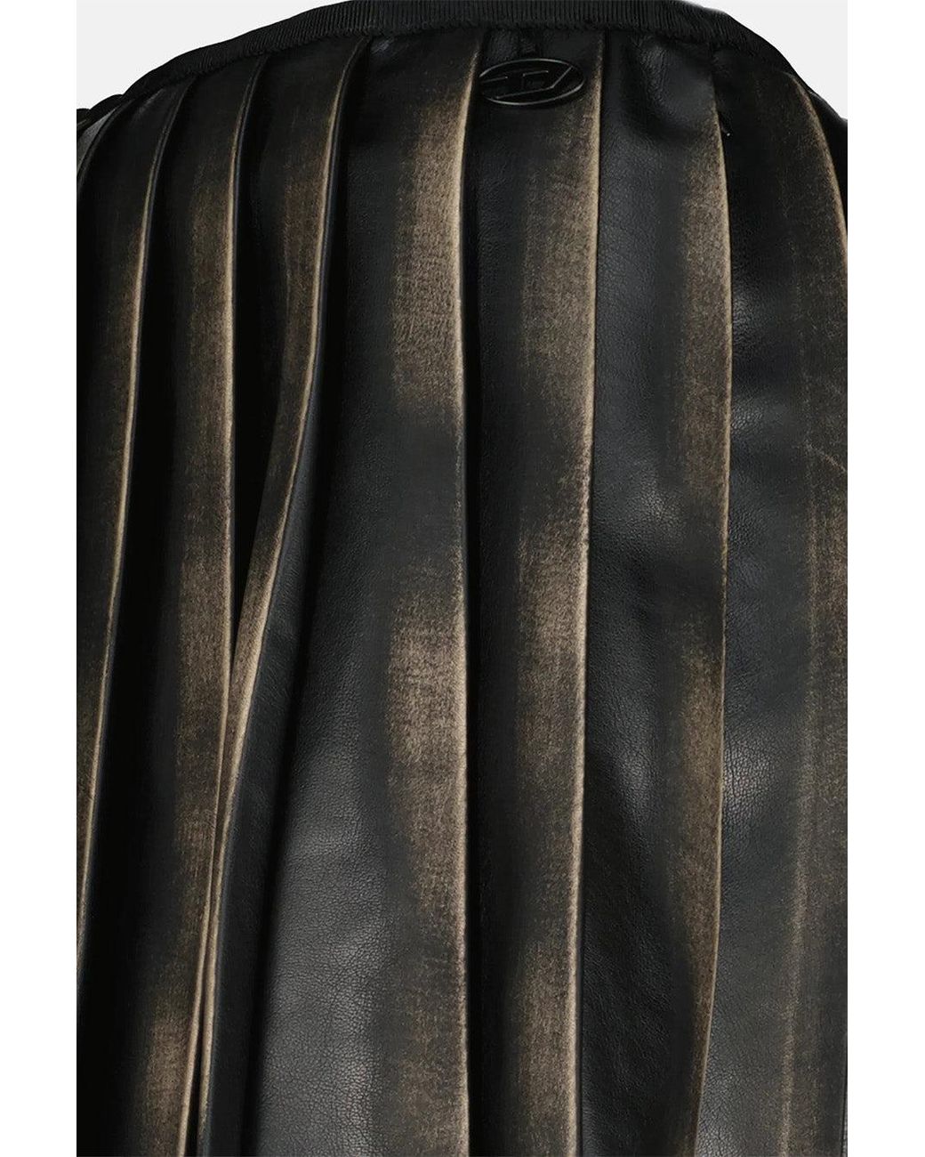 DIESEL Black Crepe Mini Skirt