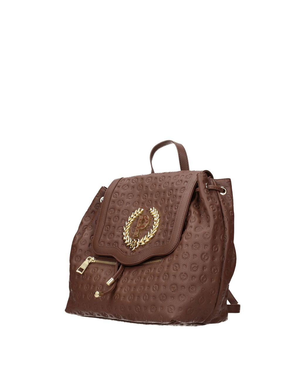 Pollini Brown Zaini E Marsupi Donna Pelle Marrone/Terra