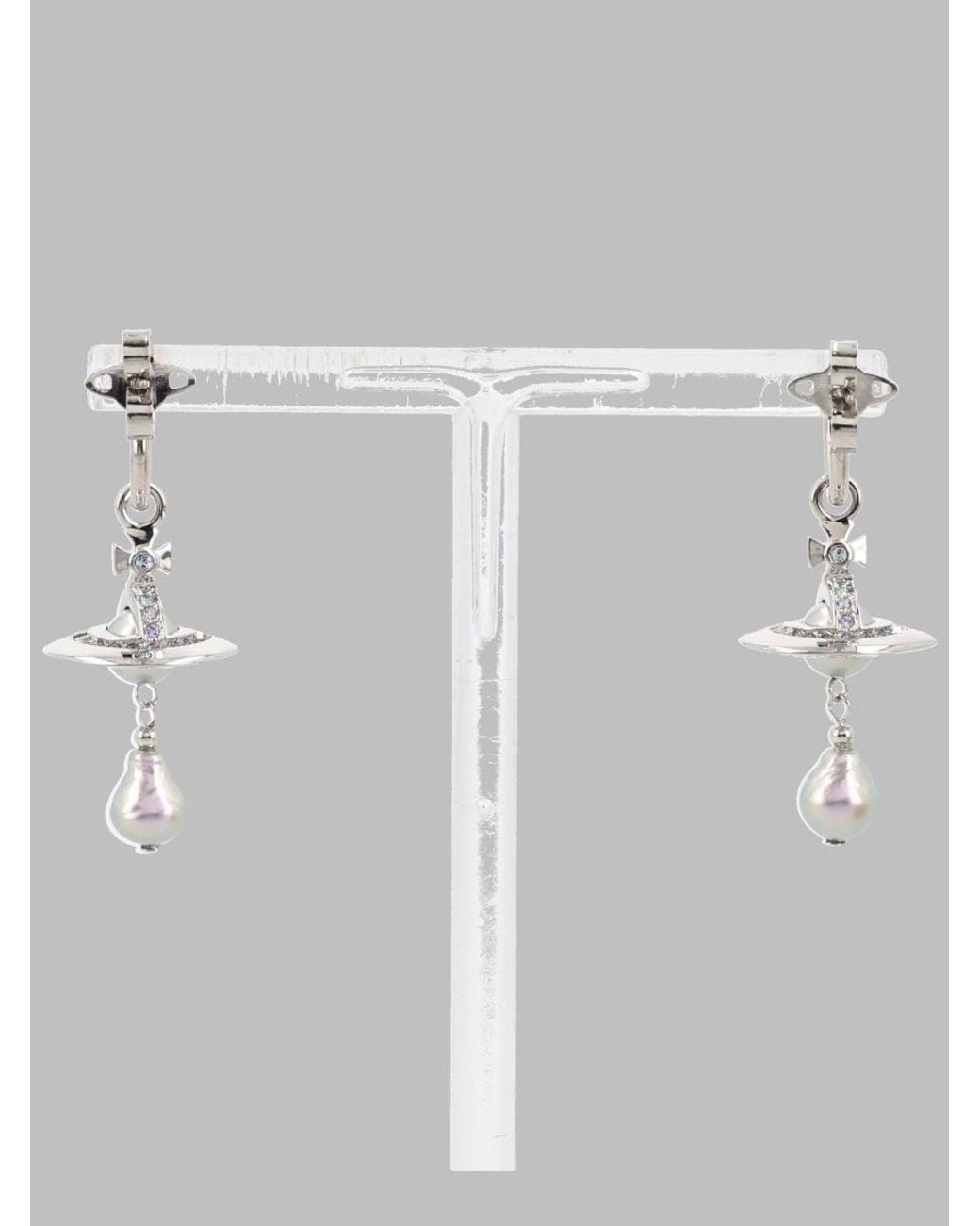 Vivienne Westwood White Mini Earrings