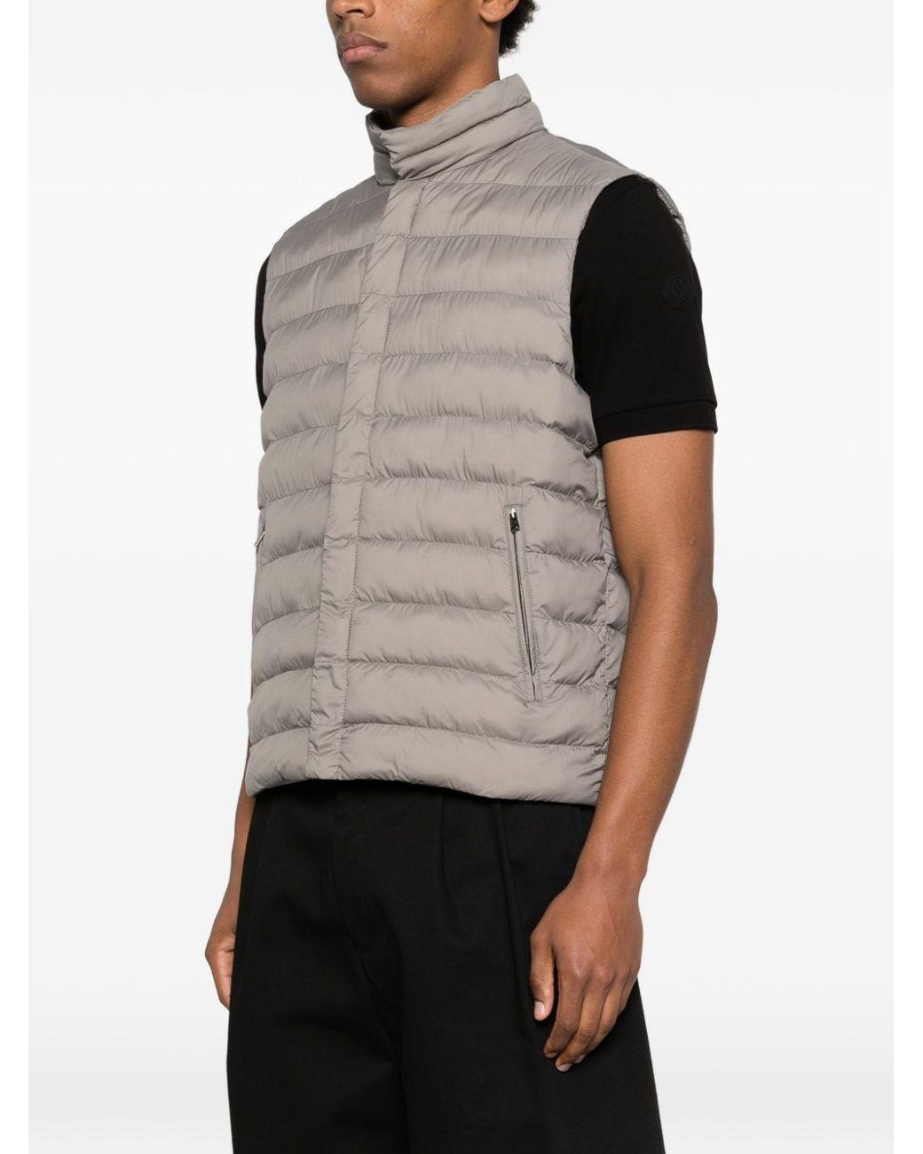 Herno Gray Nylon Down Vest