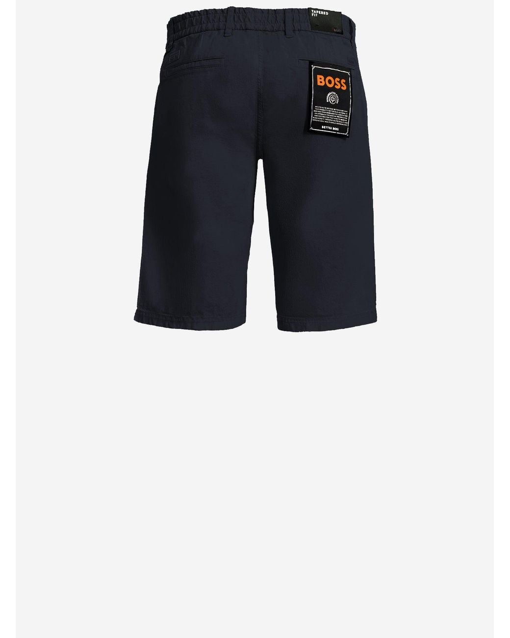 Boss Blue Stretch Cotton Pants for men