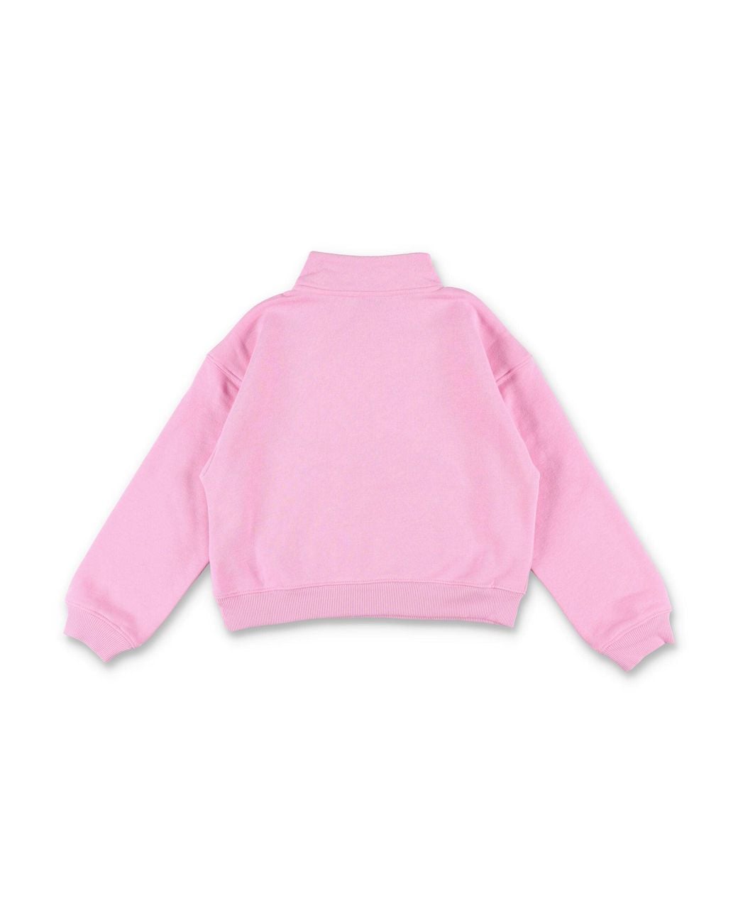 Nike Pink Girls' Soft Fleece Mini Two-Piece Half-Zip Sweatshirt & Wide-Leg Pants Set