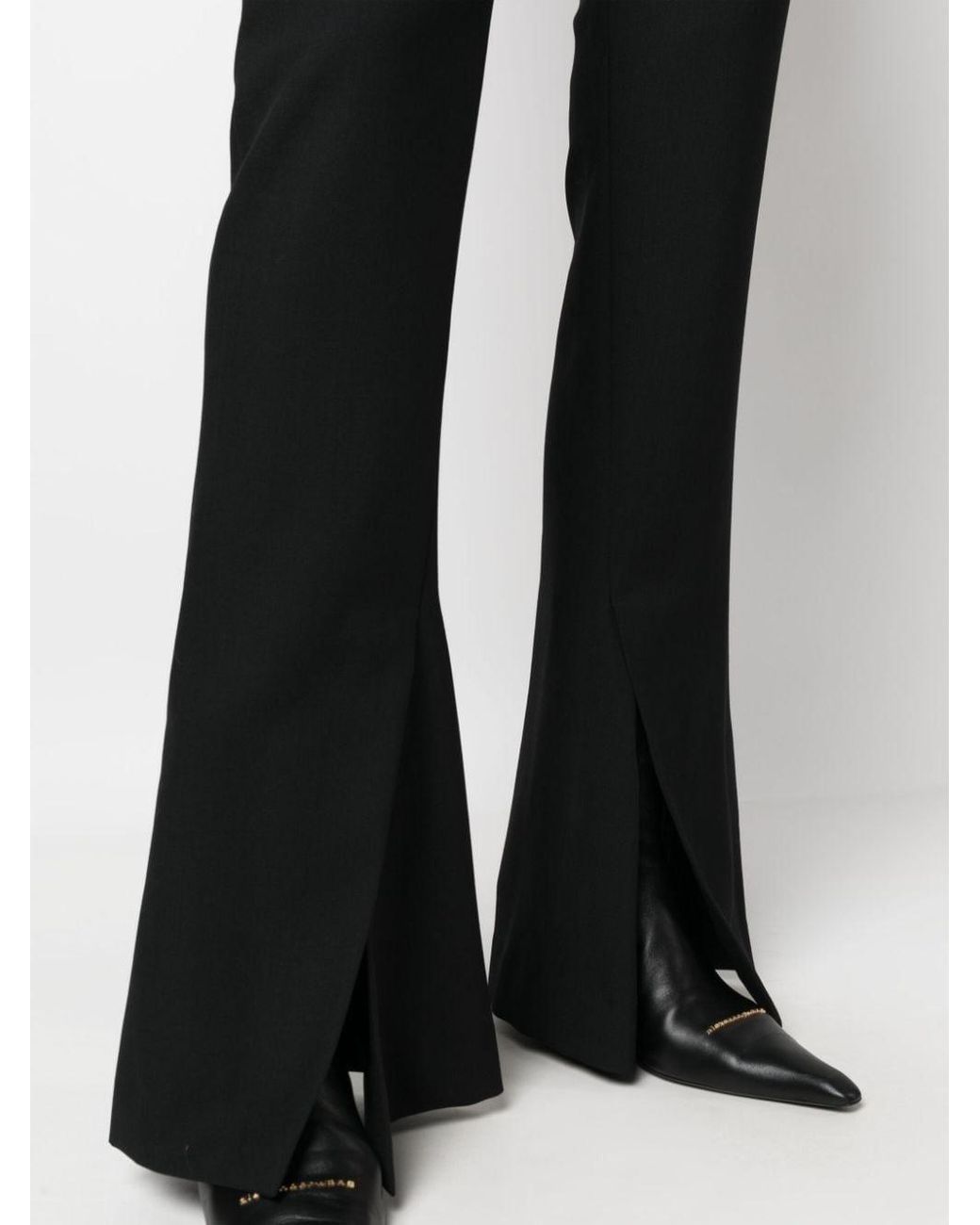 Ambush Black High-Waist-Hose Mit Schlitzen