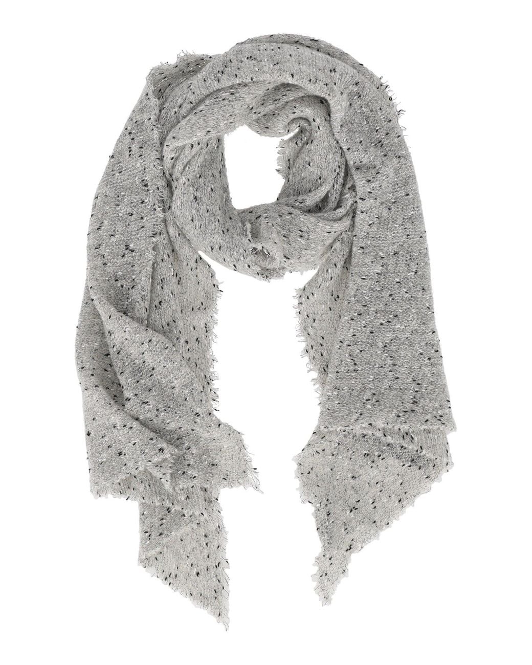 Faliero Sarti Gray Sciarpa Rose 45 X160