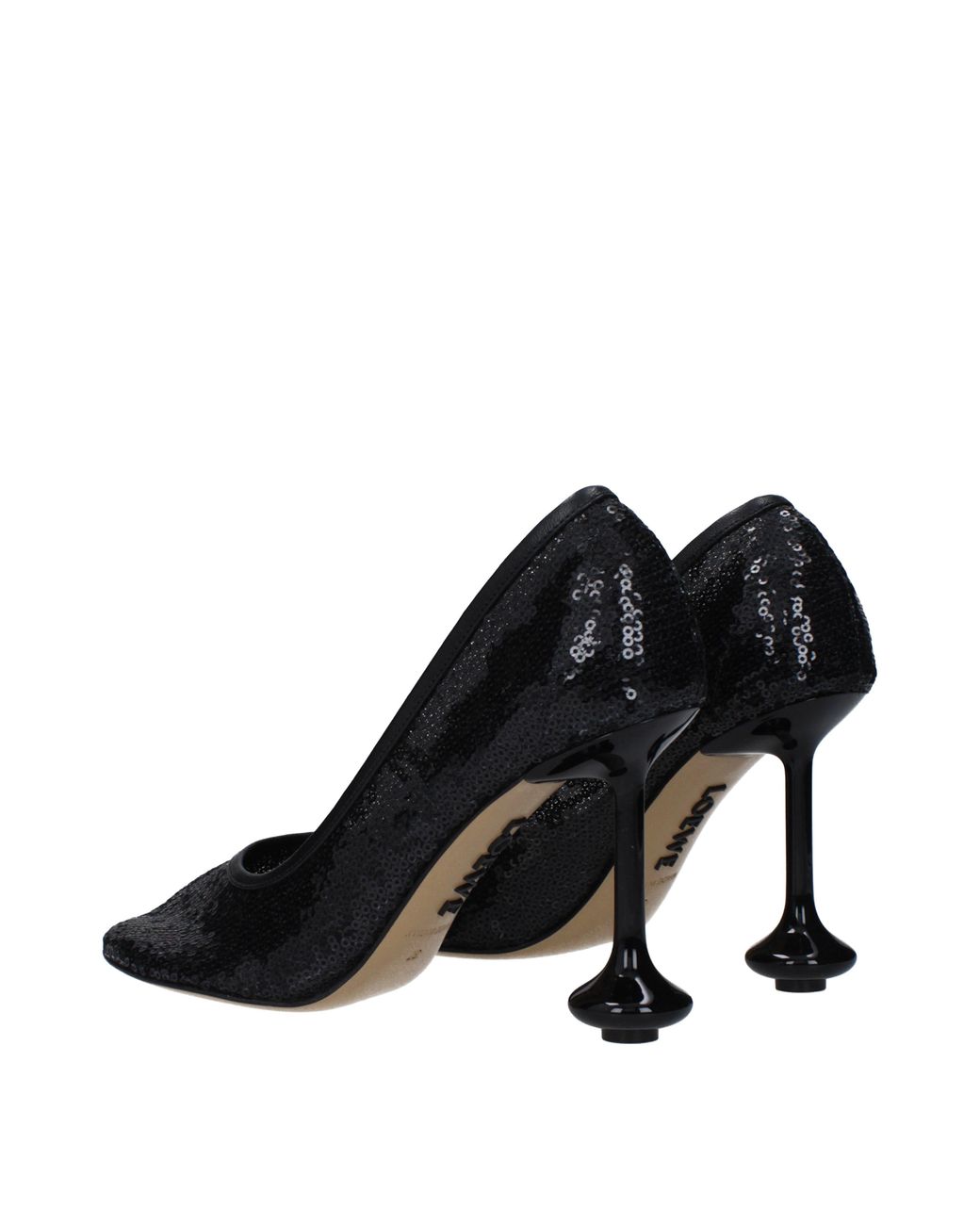 Loewe Black Décolleté Toy Donna Paillettes Nero