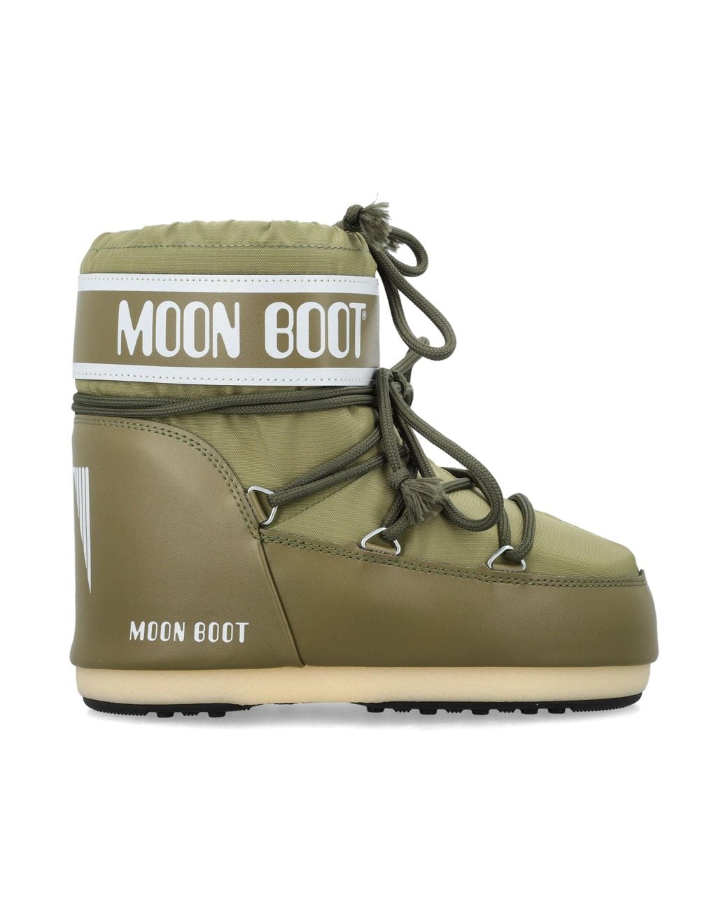 Moon Boot Green Icon Low Nylon Boots