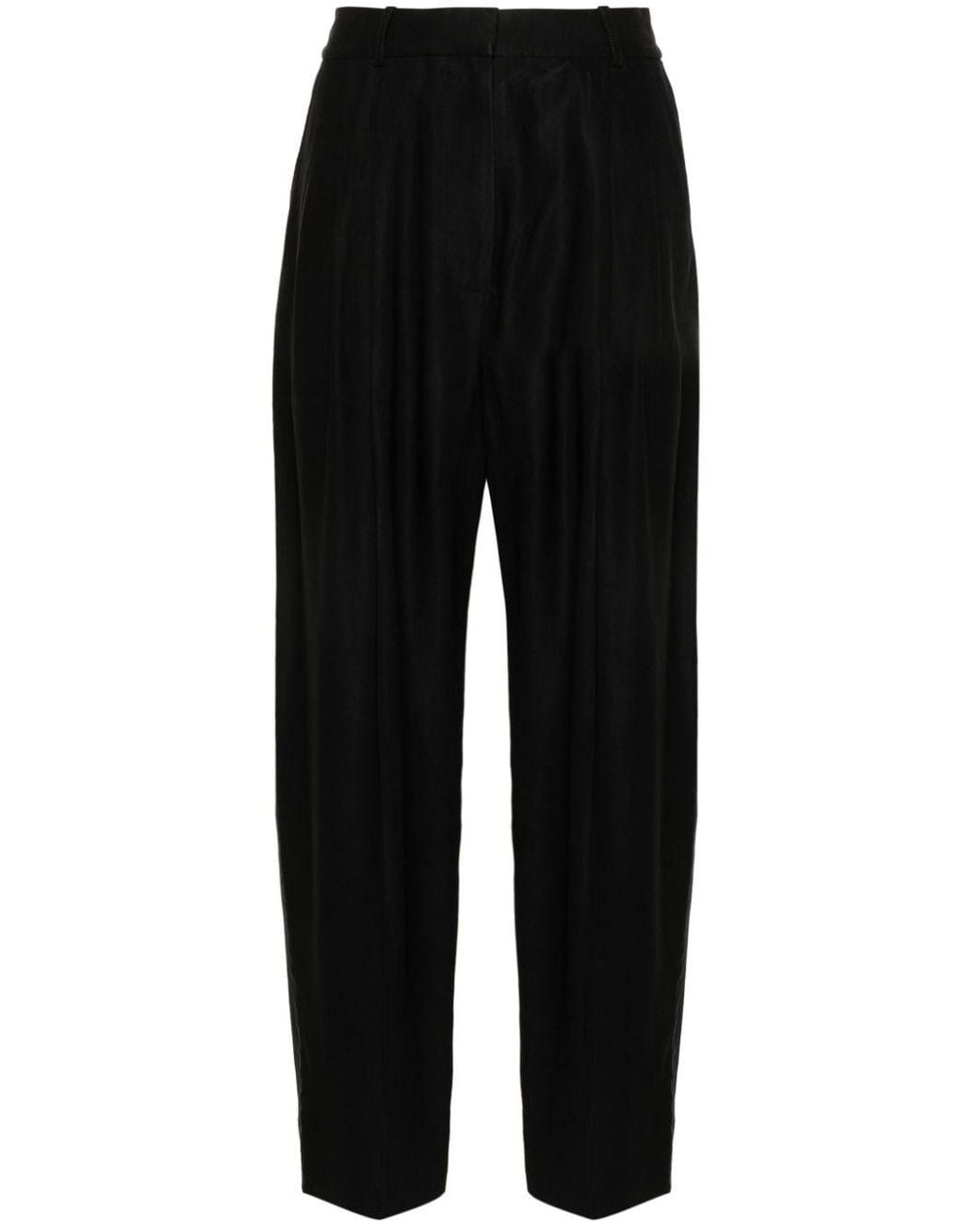 Studio Nicholson Black Sperro High-Waist Tapered Trousers