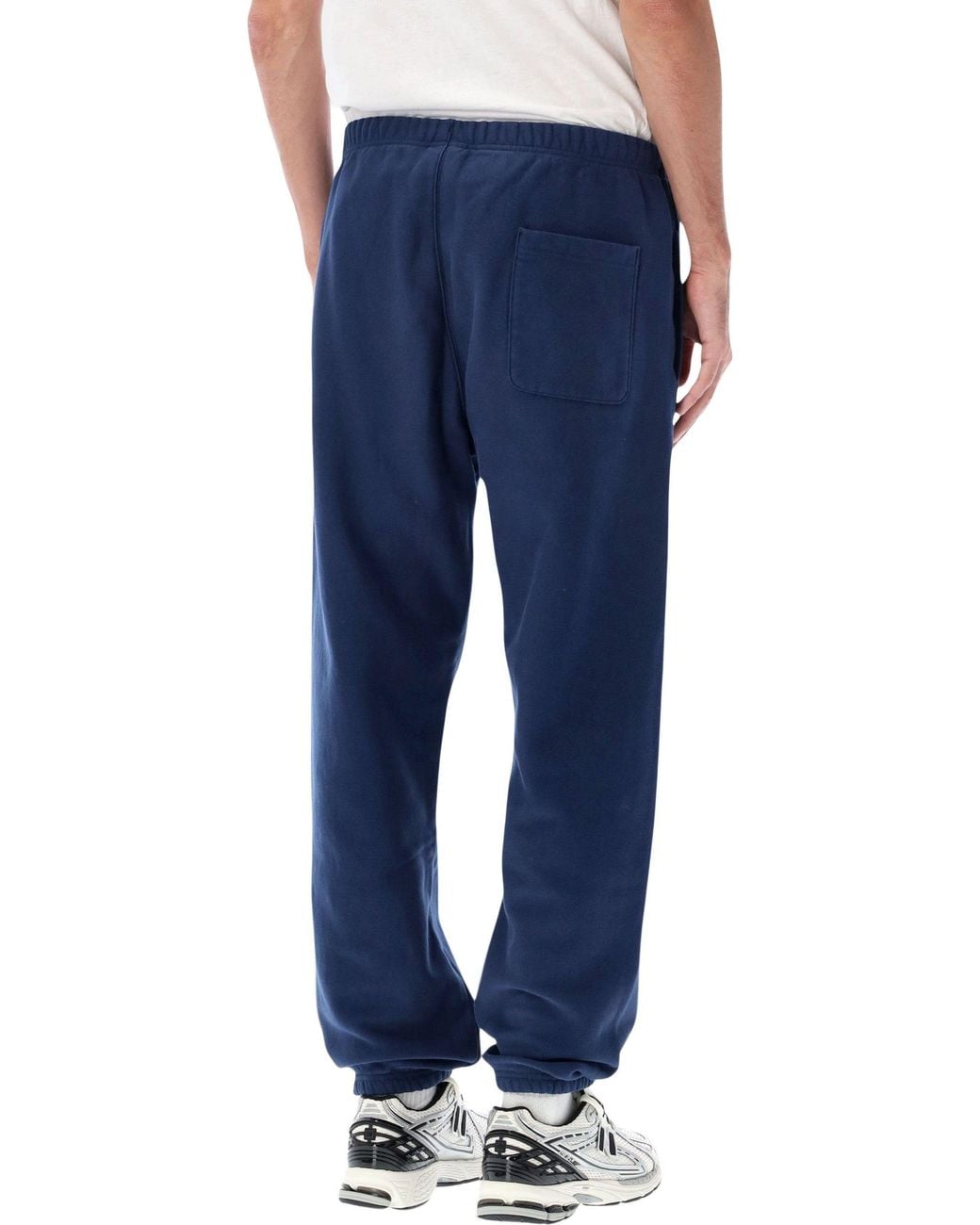 Champion Blue Reverse Weave Relax Core Fit Joggers With Brushed Heavyweight Fleece for men