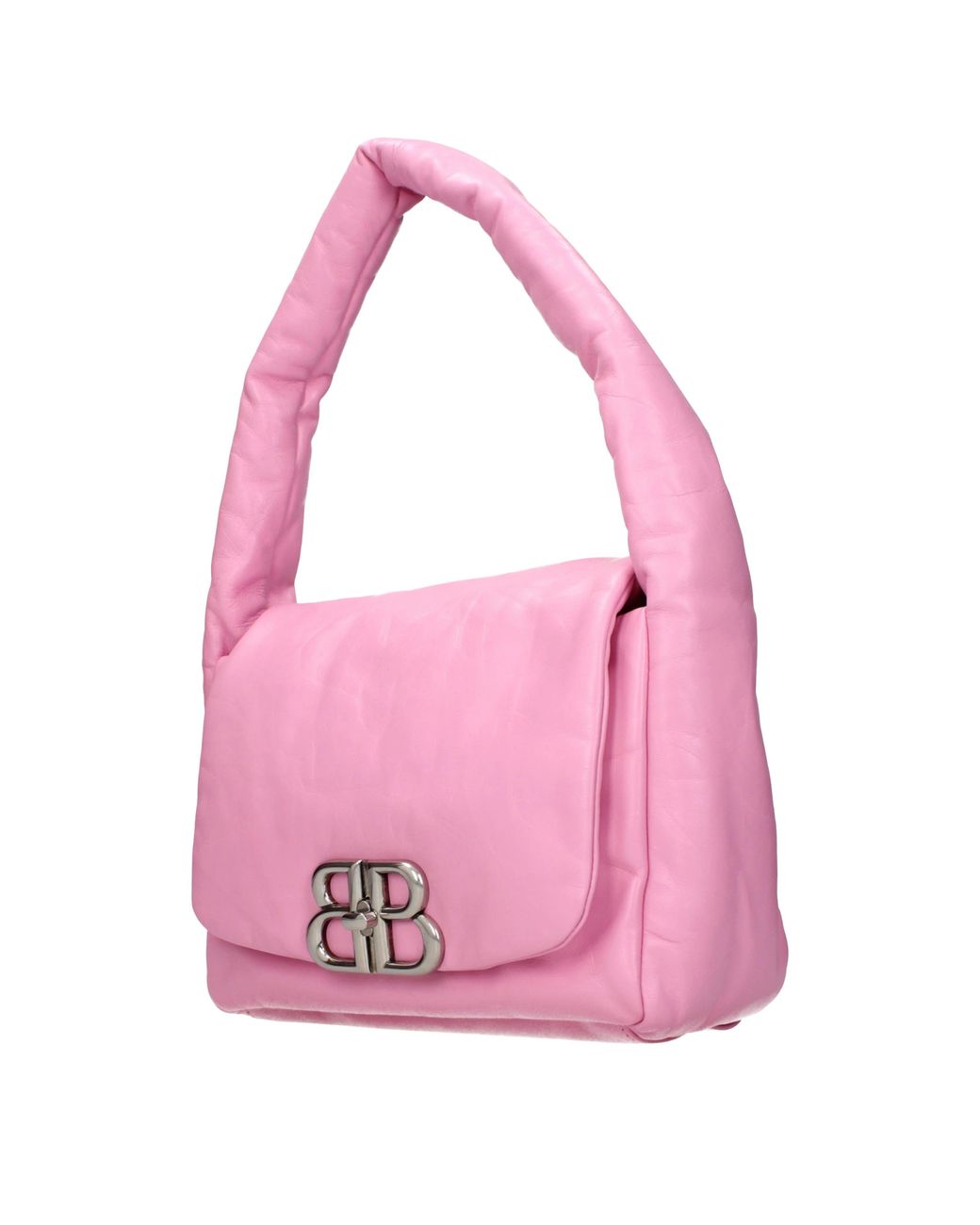 Balenciaga Pink Handbags Leather