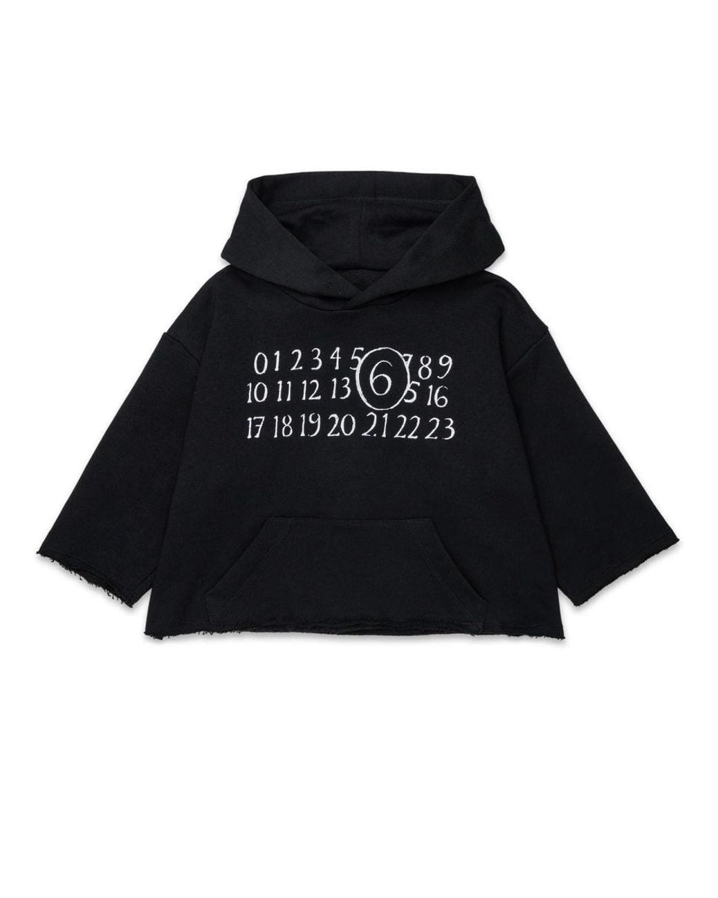 MM6 by Maison Margiela Black Sweatshirt With Logo