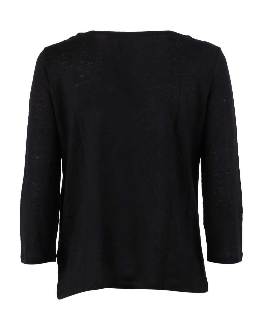 Filatures Du Lion Black Col Bateau M3/4 002.Noir
