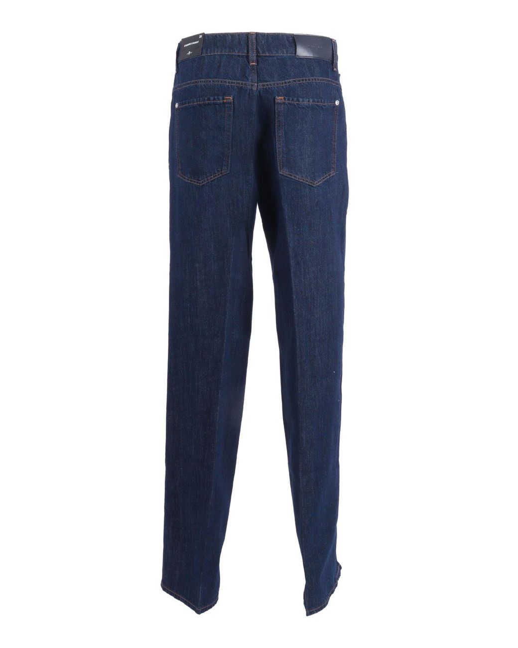 7 For All Mankind Blue Stovepipe Straight