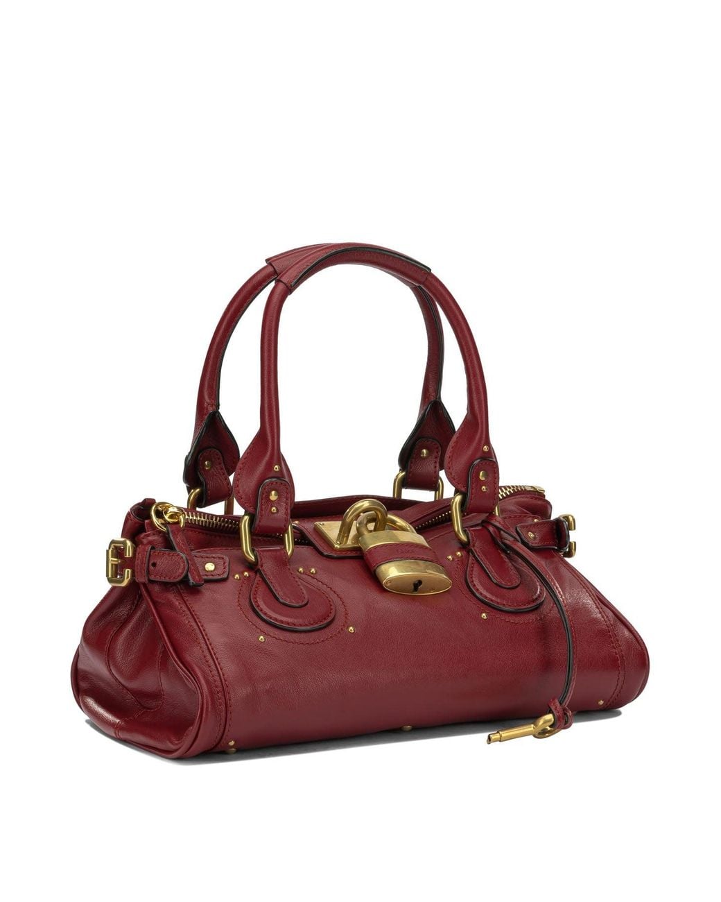 Chloé Red "Paddington" Medium Handbag
