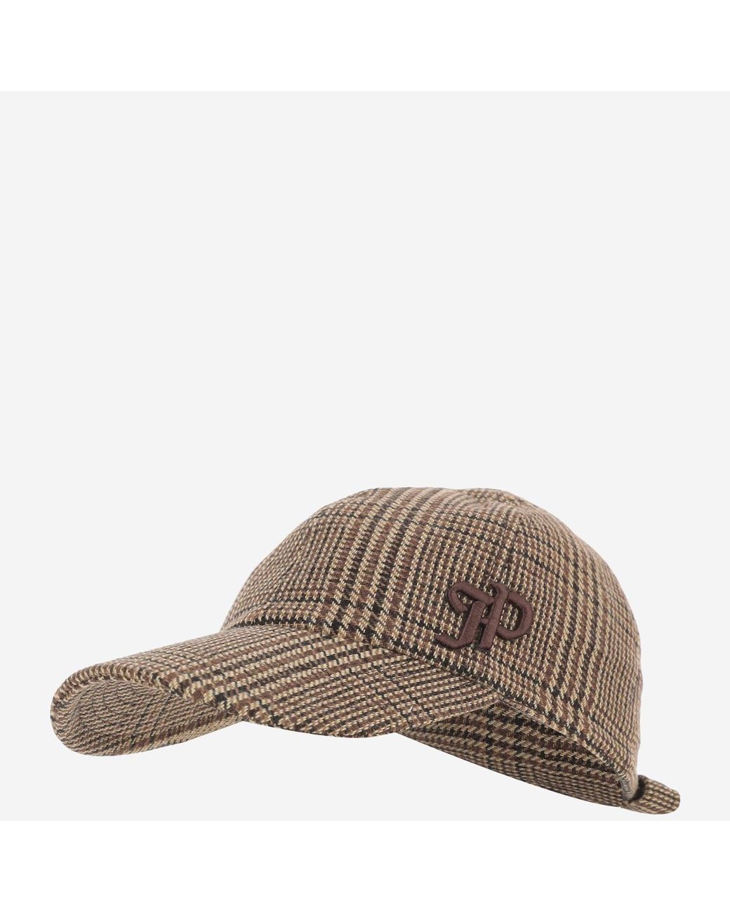 Patou Gray Baseball Cap With Bow