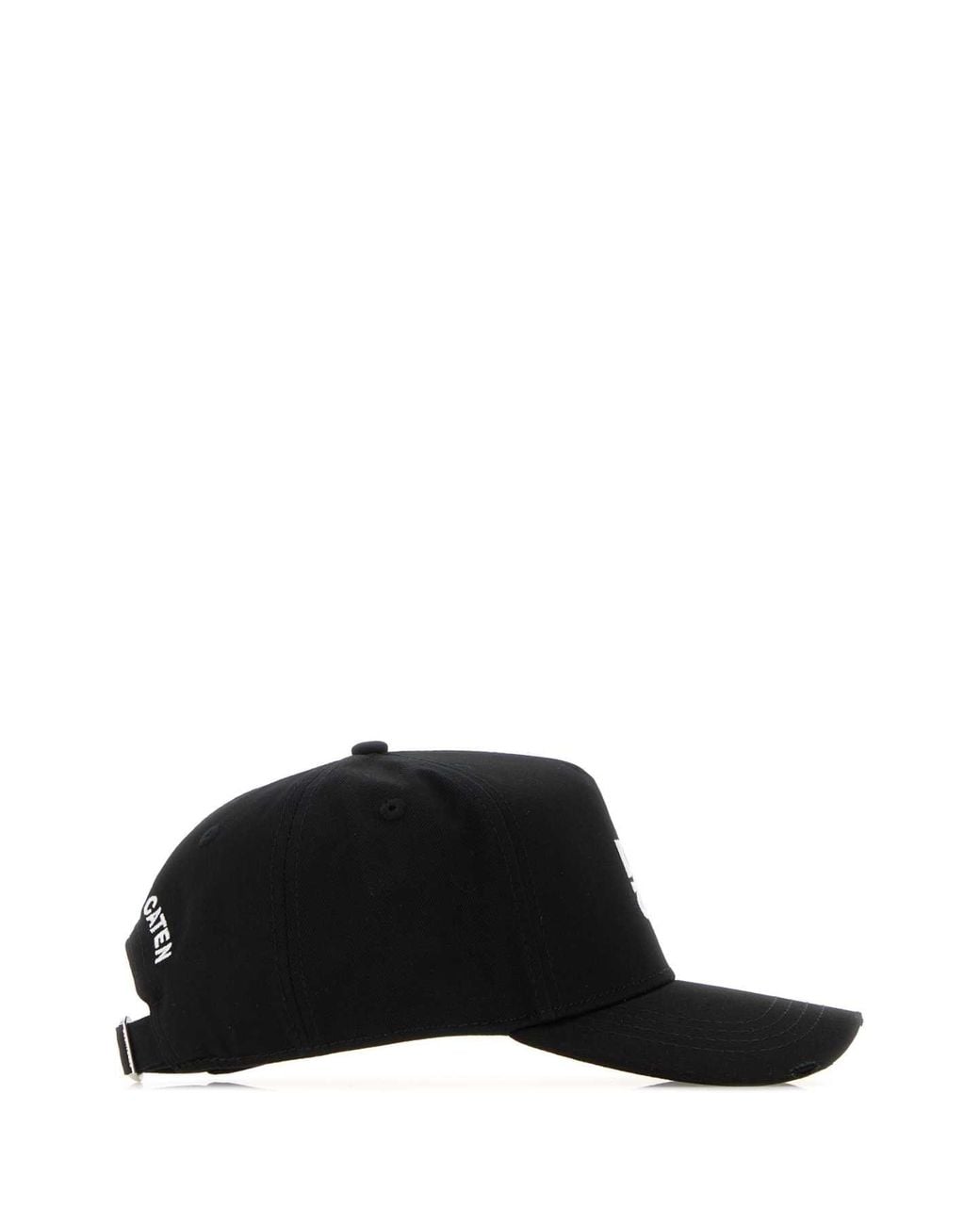 DSquared² Black Cotton Baseball Cap