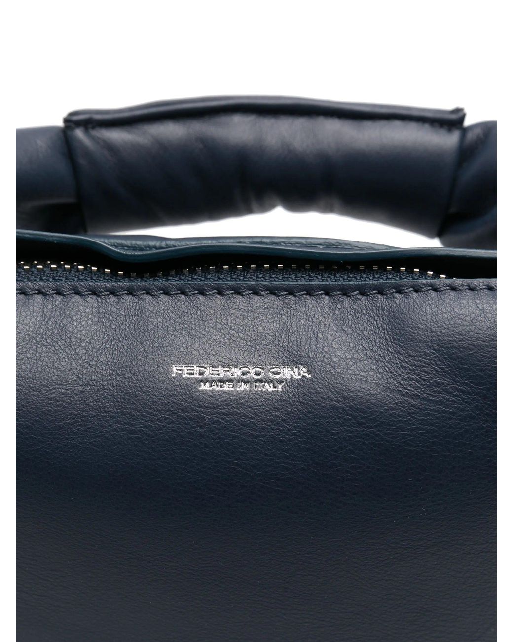FEDERICO CINA Black Midi Tortellino Bag