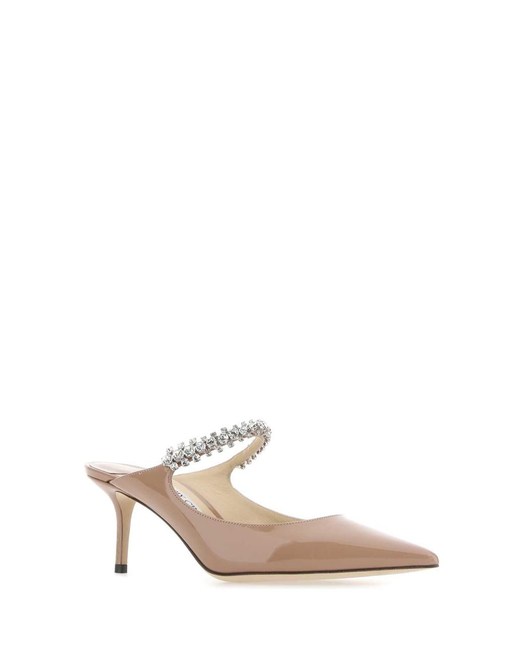 Jimmy Choo Pink Embellished Pumps